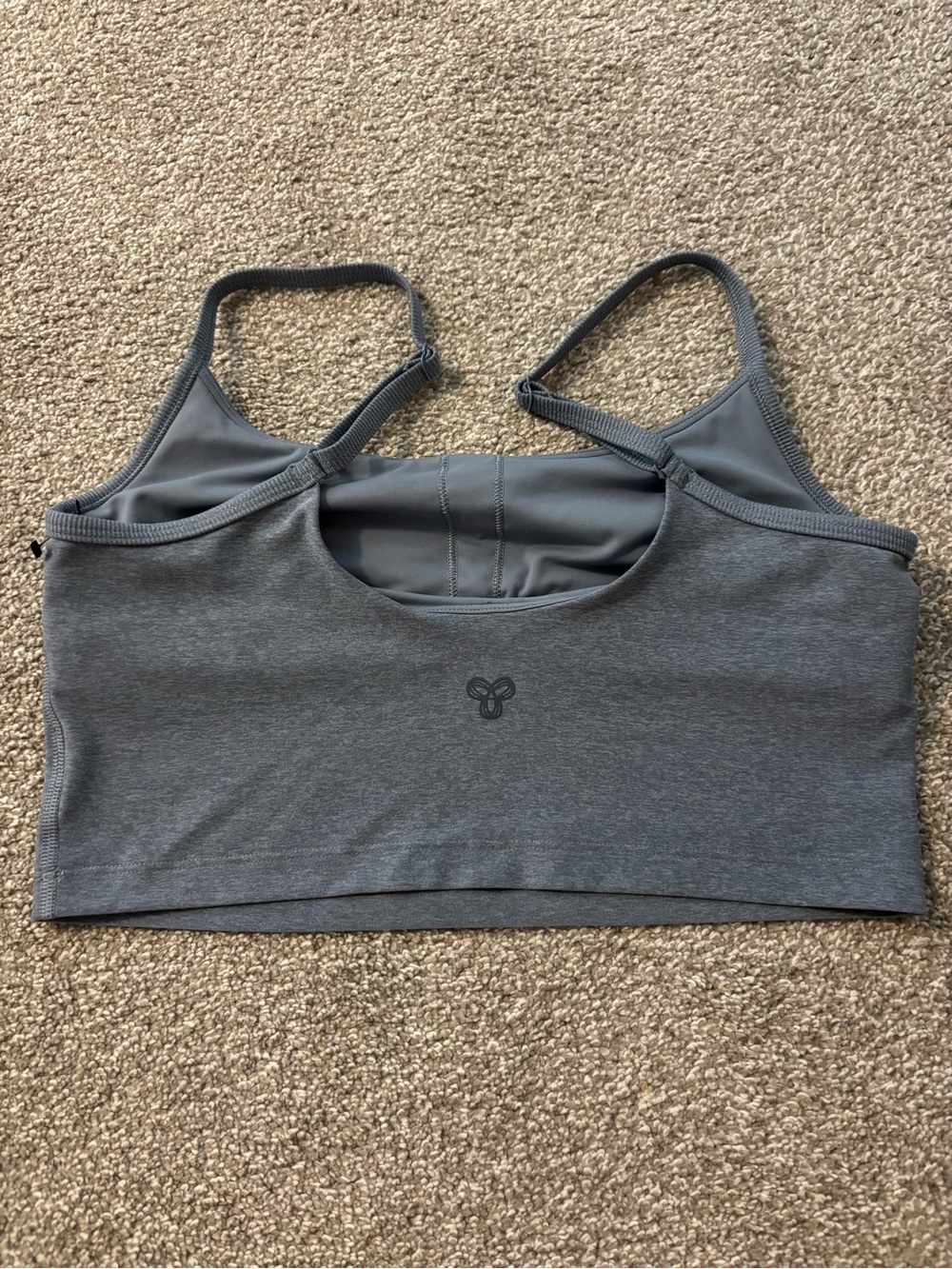 TNA Gray Seamless Sports Bralette